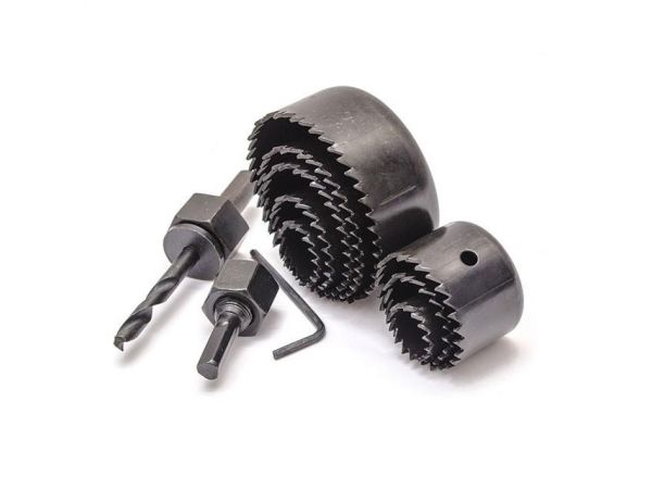 Набор корончатых сверл по дереву составной 19-64 мм 11 шт. INTERTOOL