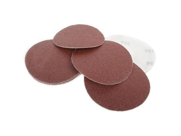 Круг наждачный самоклеющийся 125 мм, К60, уп. 10 ед. INTERTOOL