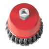 Щетка чашечная 150 мм, для УШМ, М14 (пучки витой проволоки) INTERTOOL