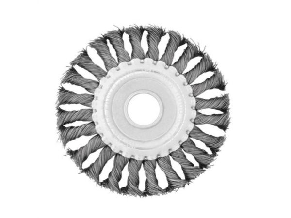 Щетка кольцевая 200x32 мм (пучки витой проволоки) INTERTOOL