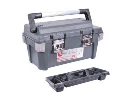 Ящик для инструмента с металлическими замками 20 500x275x265 мм INTERTOOL