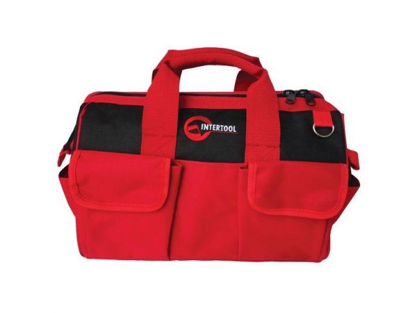 Сумка для инструментов, 16 карманов 405 мм x 230 мм x 300 мм INTERTOOL