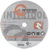 Диск отрезной по металлу 230x1,6x22,2 мм INTERTOOL
