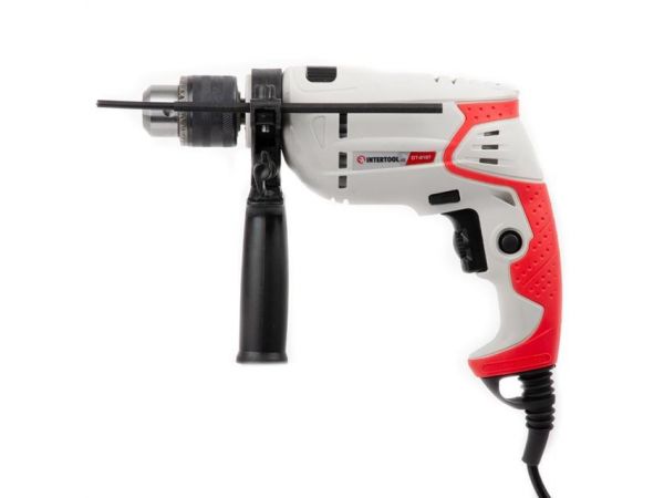 Дрель ударная 550 Вт, 0-2800 об/мин, 1.5-13 мм, реверс, плавная регулировка INTERTOOL