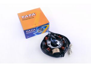Статор генератора   4T GY6 50   (6+2 катушек, 5 контактов)   TA