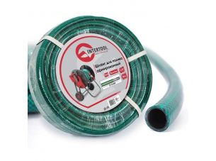 Шланг для полива 3-х слойный 1/2, 20 м, армированный PVC INTERTOOL