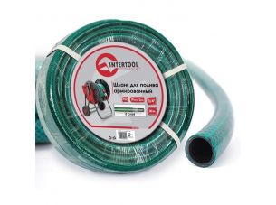 Шланг для полива 3-х слойный 3/4, 30 м, армированный PVC INTERTOOL