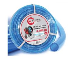 Шланг для воды 3-х слойный 1/2, 30 м, армированный PVC INTERTOOL