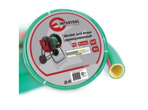 Шланг для воды 4-х слойный 3/4, 30 м, армированный, PVC INTERTOOL