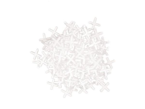 Набор дистанционных крестиков для плитки 4 мм / 100 шт INTERTOOL