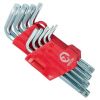 Набор Г-образных ключей TORX 9 шт, Т10-Т50, Cr-V, Small INTERTOOL