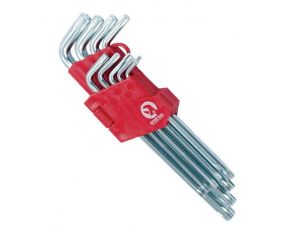 Набор Г-образных ключей TORX 9 шт, Т10-Т50, Cr-V, Big INTERTOOL