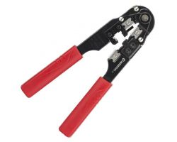 Клещи для опрессовки штекеров RJ-45 (8р8с) INTERTOOL