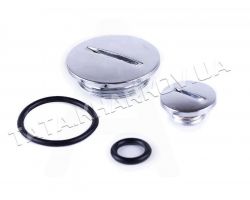Пробка левой крышки   CB/CG 125/250   (пара, хром)   TA