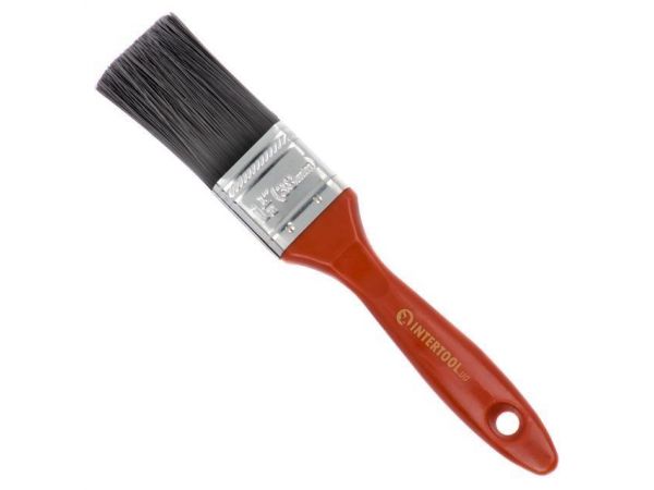 Кисть флейцевая с искусственным ворсом 1,5” INTERTOOL