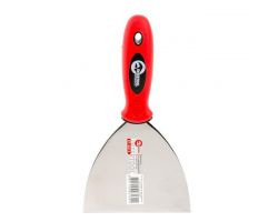 Шпатель из нержавеющей стали 125мм Проф INTERTOOL
