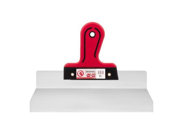 Шпатель из нержавеющей стали 300мм Проф INTERTOOL