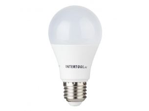 Светодиодная лампа LED 12Вт, E27, 220В, INTERTOOL