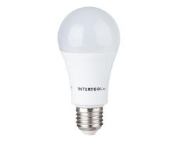 Светодиодная лампа LED 15Вт, E27, 220В, INTERTOOL