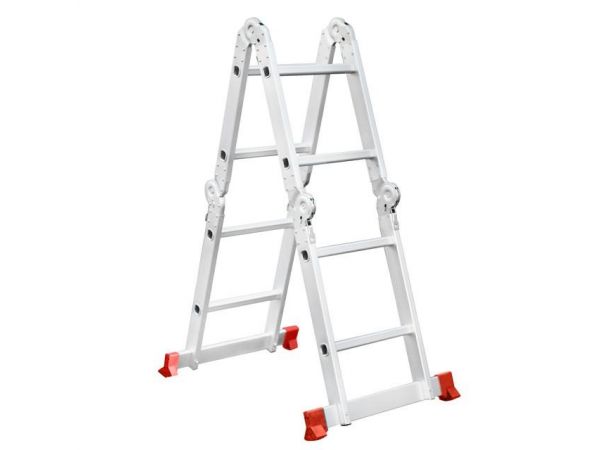 Лестница алюминиевая мультифункциональная трансформер 4*2 ступ. 2.38м INTERTOOL