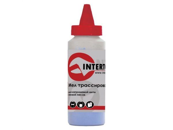 Мел трассировочный 115 г, красный INTERTOOL