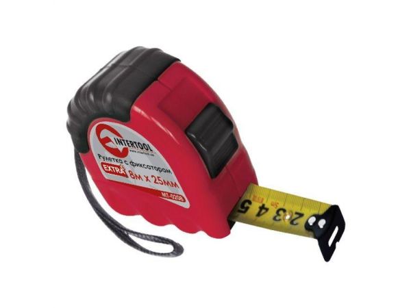 Рулетка с металлическим полотном 5 м x 19 мм EXTRA INTERTOOL