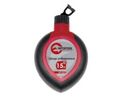 Шнур отбивочный 15 м INTERTOOL