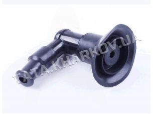 Насвечник   90*, Г- образный   (длинный, черный, с юбкой)   TA