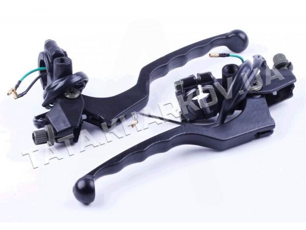 Рычаги руля (пара) (с креплением)   Zongshen, Lifan 125/150   TA