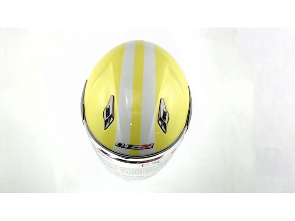 Шлем открытый   (mod:559) (size:L, желтый)   LS2
