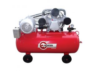 Компрессор 200 л, 7,5 кВт, 380 В, 8 атм, 1050 л/мин. 3 цилиндра INTERTOOL