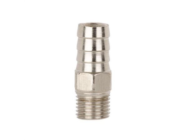 Переходник с наружной резьбой 1/4 на шланг 12мм INTERTOOL