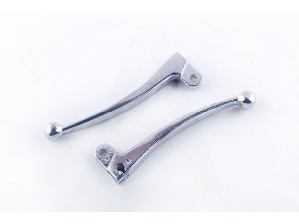 Рычаги руля   Suzuki AD50, LETS   (голые) (барабан/барабан, хром)   TA