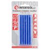 Комплект голубых клеевых стержней 7.4мм*100мм, 12шт. INTERTOOL