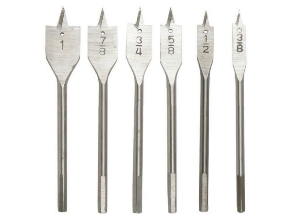 Набор перьевых сверл по дереву 6 шт. INTERTOOL