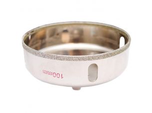 Сверло алмазное трубчатое по стеклу и керамике 100 мм INTERTOOL