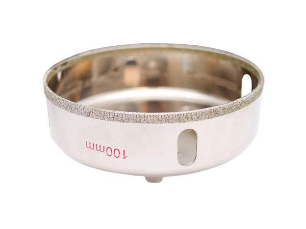 Сверло алмазное трубчатое по стеклу и керамике 100 мм INTERTOOL