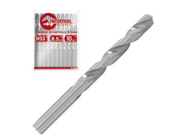 Сверло по металлу 9,5 мм HSS INTERTOOL