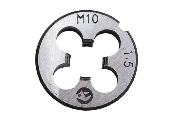 Плашка M 10x1,5 мм INTERTOOL