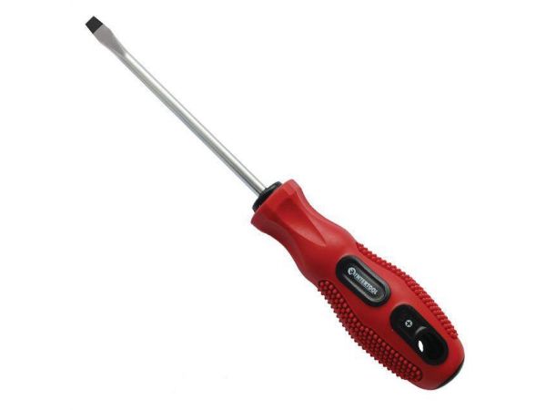 Отвертка шлицевая SL6x150 мм INTERTOOL