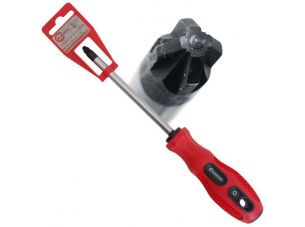 Отвертка крестовая PZ0x75 мм INTERTOOL