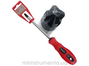 Отвертка крестовая PZ2x125 мм INTERTOOL