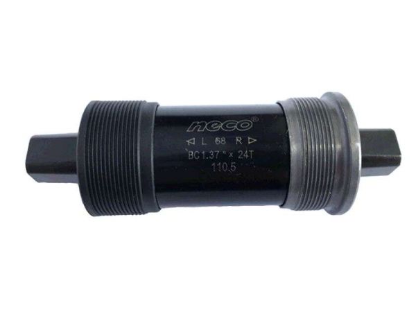 Каретка велосипедная неразборная   (квадрат)   (L-110mm)   (B910P)   (Neco)   KL