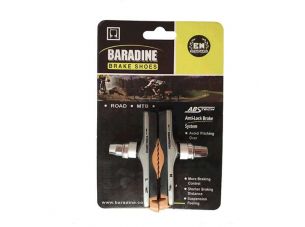 Колодки тормозные велосипедные    (ободные, V-brake)   (ABS-01VC)   (BARADINE)   KL