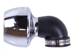 Фильтр воздушный (нулевик)   Ø42mm, 90*, турбина (хром) AMG